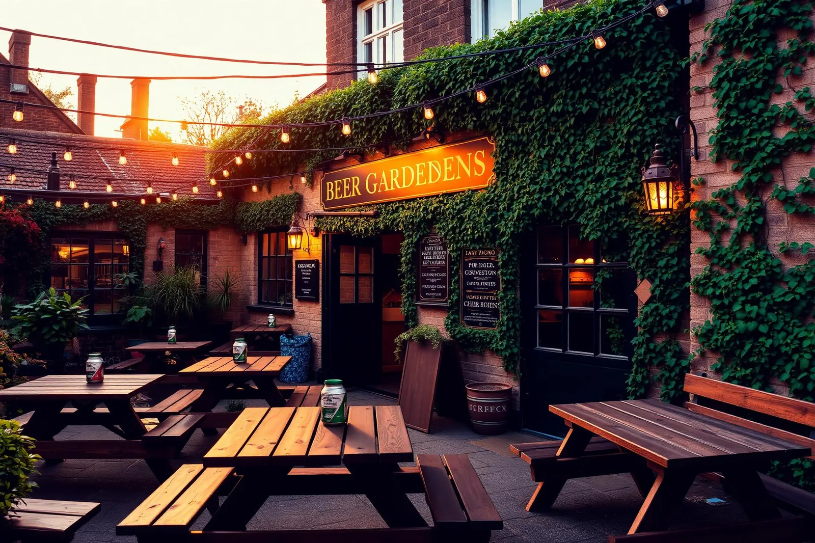 Beer garden